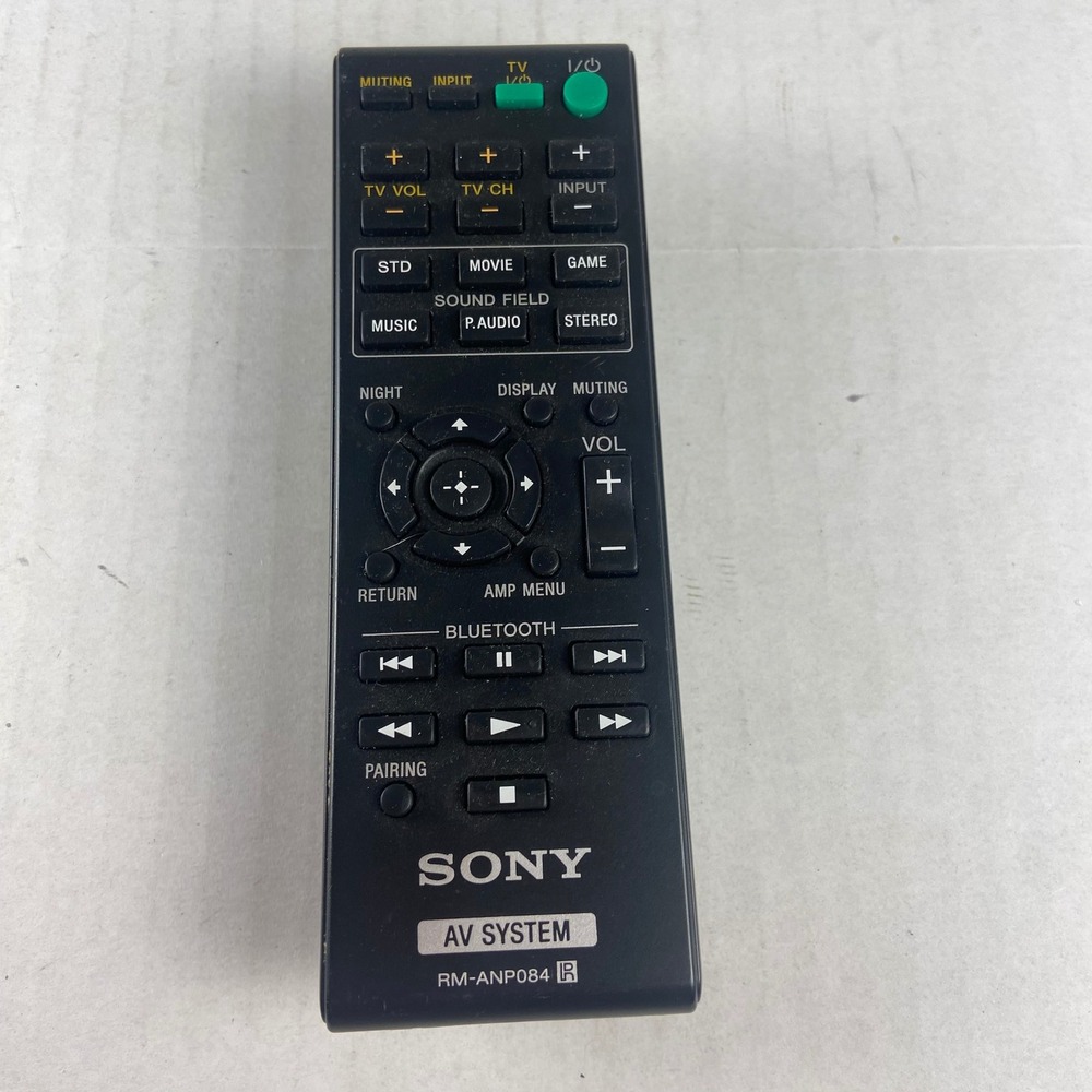 Sony RM-ANP084 AV System Remote Control Genuine Tested OEM
